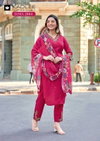 Reet By Kadlee Mul Chanderi Kurti With Bottom Dupatta Exporters In India